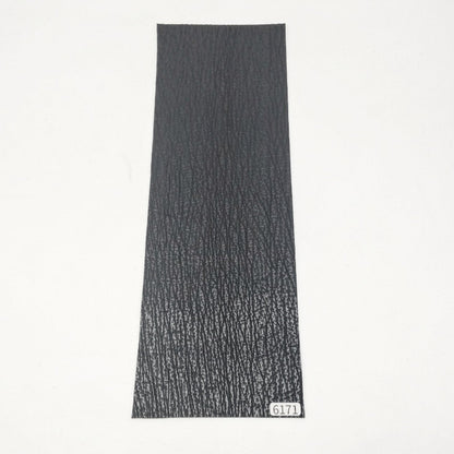 サメ革【33×11cm/0.7mm】ブラック/ツヤ弱/Sランク/s6171