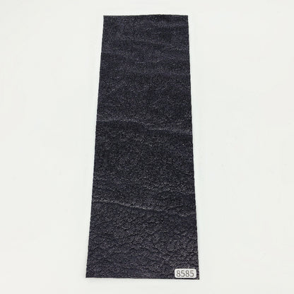 ゾウ革【31×10.5cm/0.7mm】ブラック/ツヤ有/Sランク/z8585