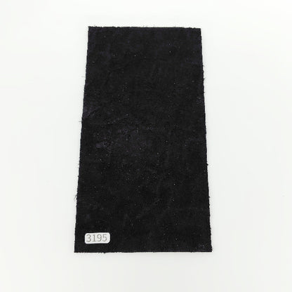 ゾウ革【11×21cm/2.3mm】ブラック/ツヤ弱/Sランク/z3195