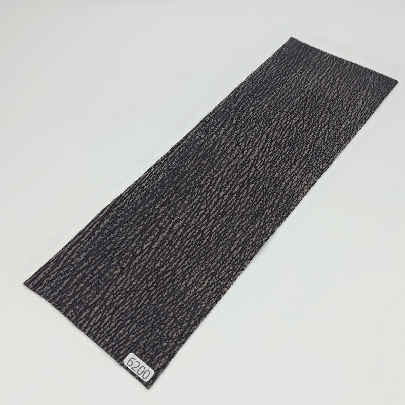 サメ革【33×11cm/0.7mm】チャコール/デニム調加工/Sランク/s6200