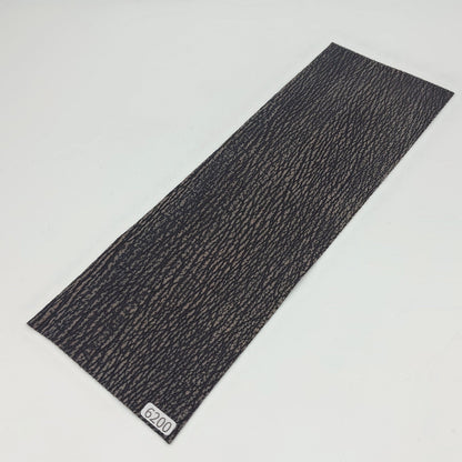 サメ革【33×11cm/0.7mm】チャコール/デニム調加工/Sランク/s6200