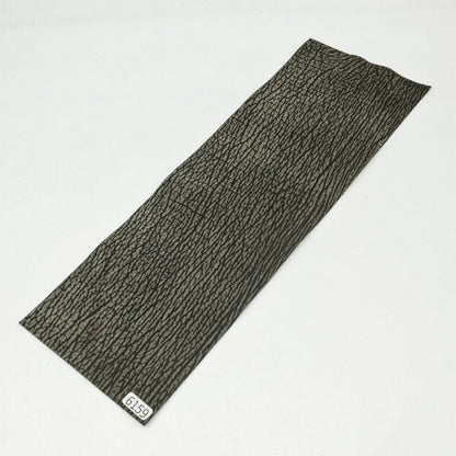 サメ革【33×11cm/0.7mm】グレー/デニム調加工/Sランク/s6159