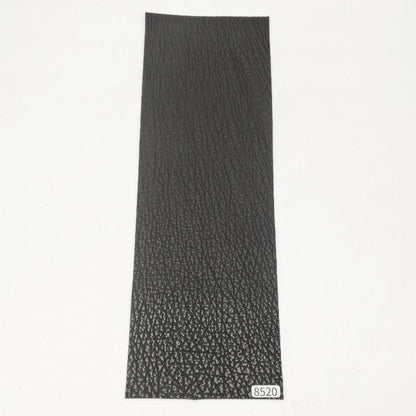 サメ革【33×11cm/0.8mm】ブラック/ツヤ弱/Sランク/s8520