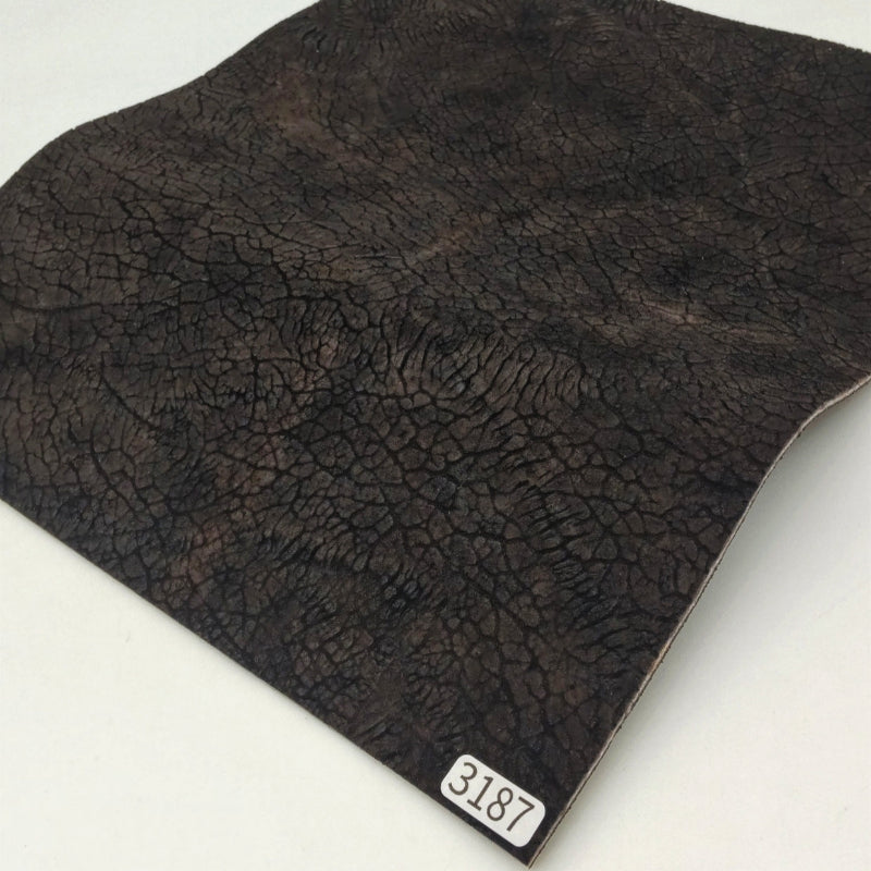 カバ革【24×22cm/2.3mm】濃茶/マット/Sランク/k3187