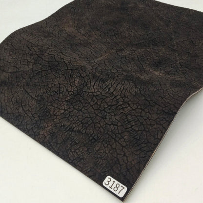 カバ革【24×22cm/2.3mm】濃茶/マット/Sランク/k3187