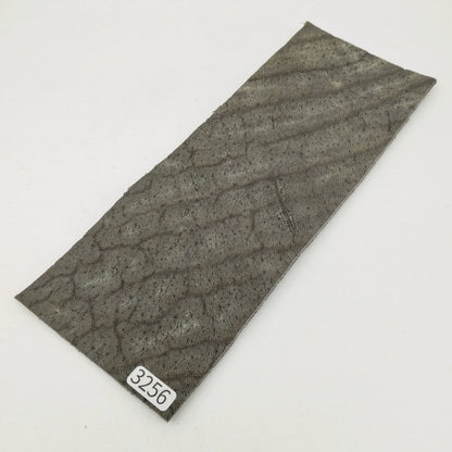 ゾウ革【8×21cm/2.3mm】モスグレー/マット/Aランク/z3256