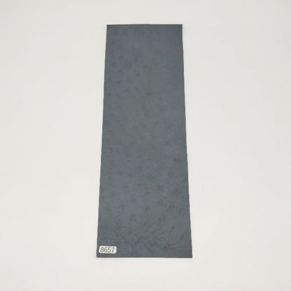 オーストリッチ革【33×11cm/0.6mm】ブラック/Sランク/d8657