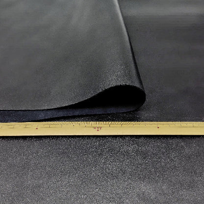 牛カーフ革/山浦染革【大ハギレ合計18デシ/0.7mm】シャインブラック/gt-388