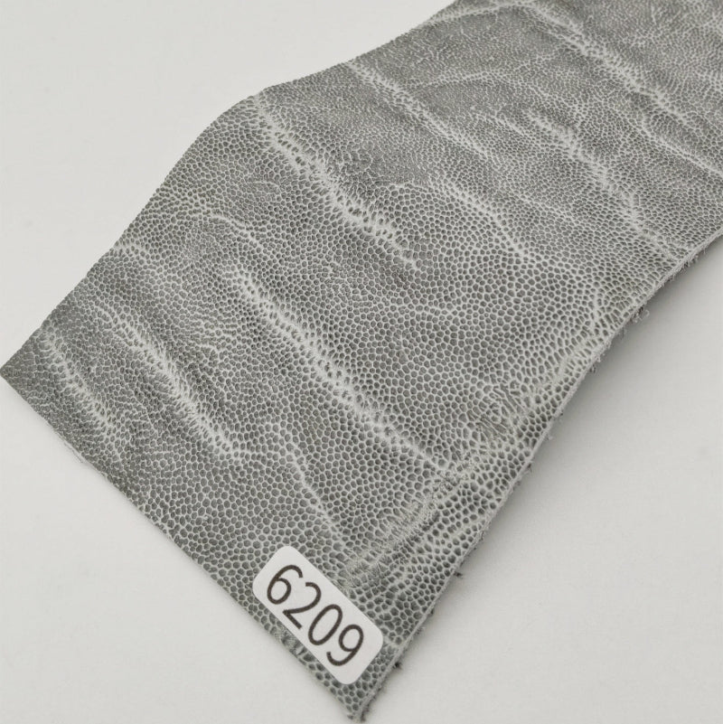 ゾウ革【11×21cm/2.0mm】グレー/マット/Sランク/z6209