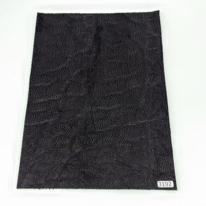 ゾウ革【A4/2.3mm】ブラック/ツヤ弱/Aランク/z3192