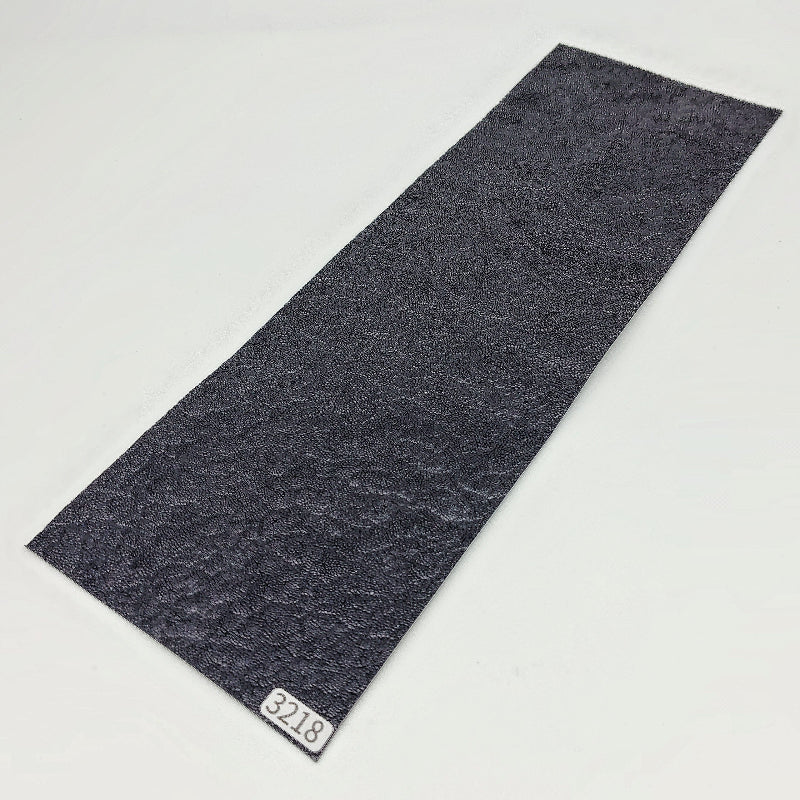 ゾウ革【33×11cm/0.7mm】ブラック/ツヤ有/Aランク/z3218