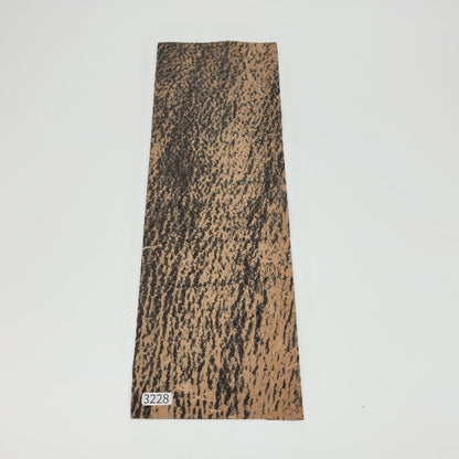 サメ革【33×11cm/0.7mm】チャコール/デニム調加工/Sランク/s3228