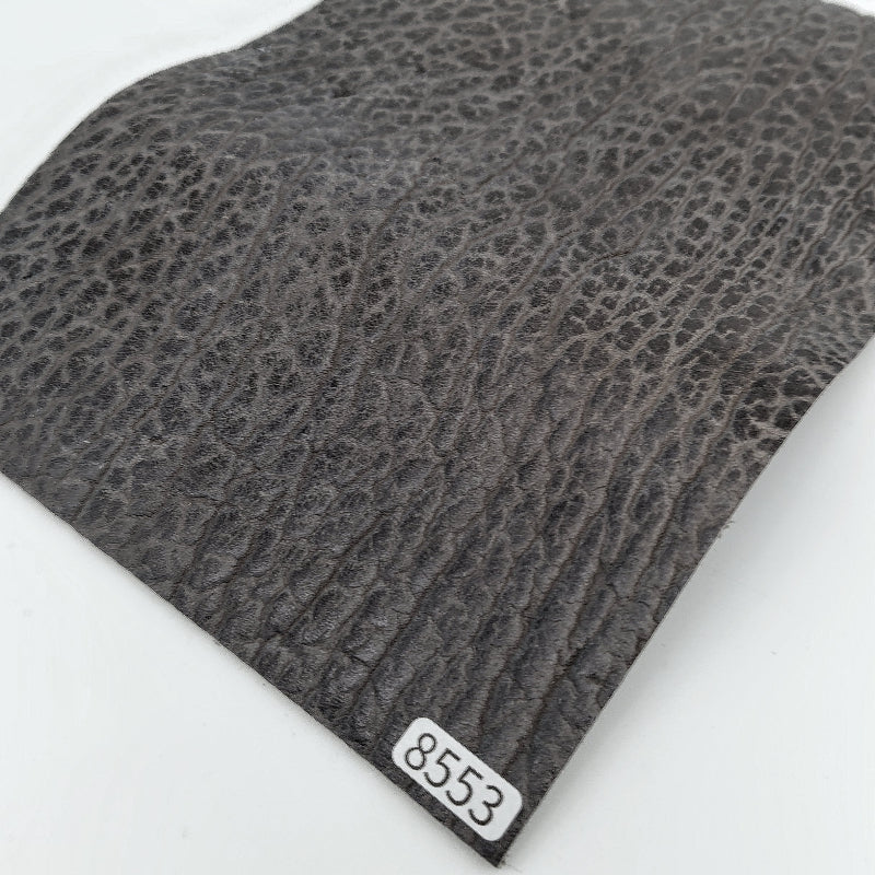 アザラシ革【A5/2.7mm】グレー/ツヤ中/Bランク/a8553