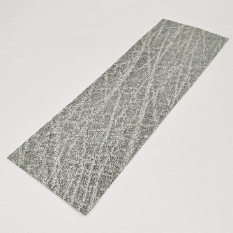 ゾウ革【31×10.5cm/0.8mm】グレー/マット/Sランク/z8634
