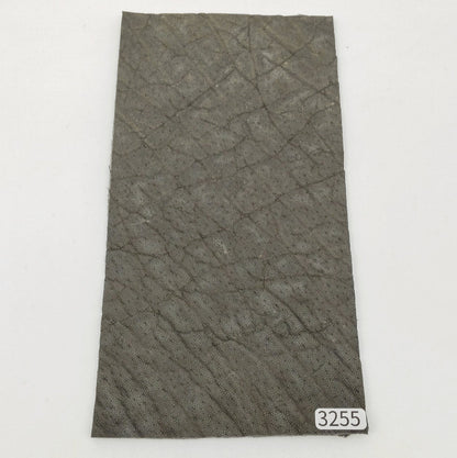 ゾウ革【11×21cm/2.3mm】モスグレー/マット/Aランク/z3255
