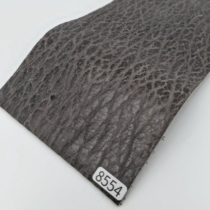 アザラシ革【11×21cm/2.7mm】グレー/ツヤ中/Bランク/a8554