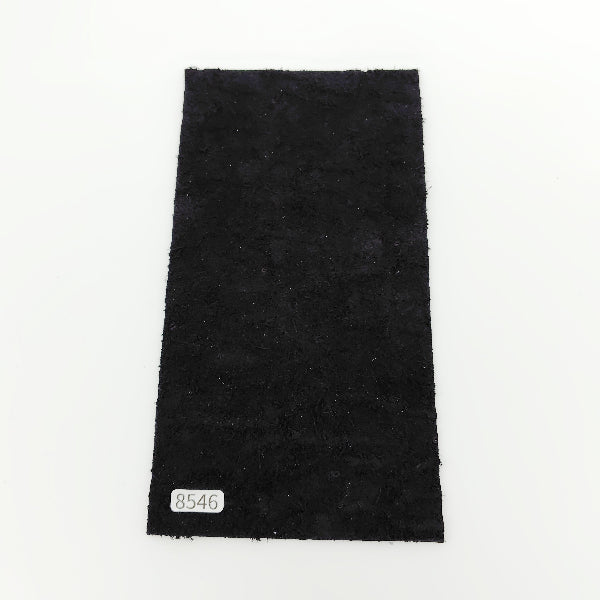 ゾウ革鼻部【11×21cm/2.5mm】ブラック/マット/Sランク/z8546