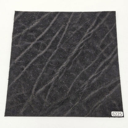 ゾウ革【21×21cm/2.2mm】ブラック/マット/Sランク/z6225