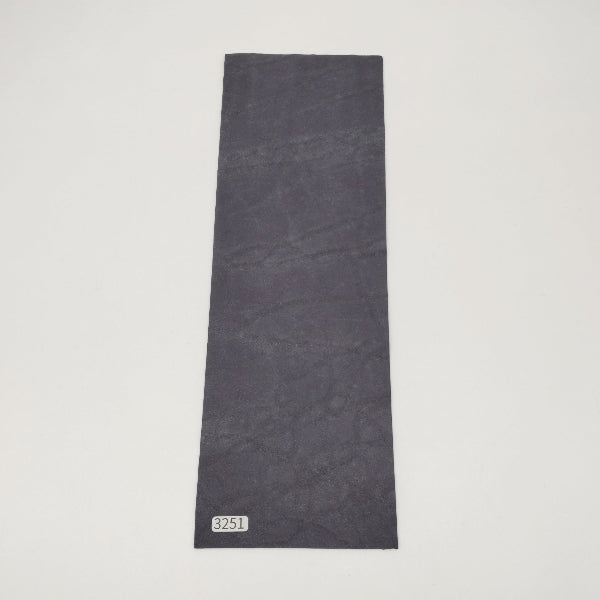 ゾウ革【33×11cm/0.7~0.8mm】ブラック/マット/Sランク/z3251