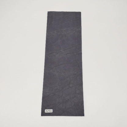 ゾウ革【33×11cm/0.7~0.8mm】ブラック/マット/Sランク/z3251