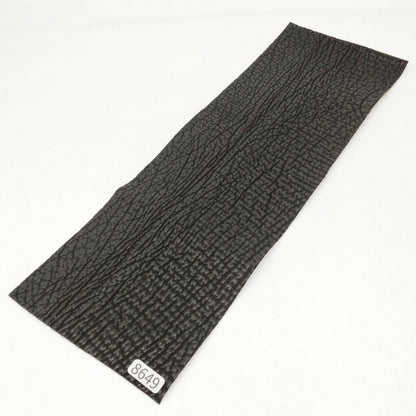 サメ革【31×10.5cm/0.8mm】ブラック/ツヤ弱/Sランク/s8649