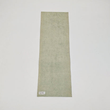 ヘビ革/ボア【33×11cm/0.4mm】デニム調ペールホワイト/Aランク/h3241