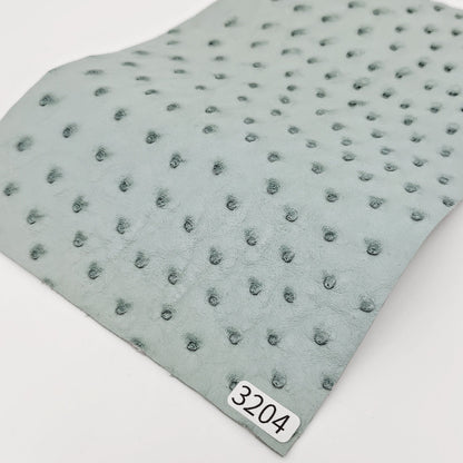 オーストリッチ革【A5/0.8mm】ベビーブルー/特Aランク/d3204