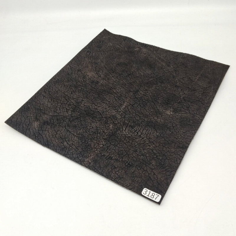 カバ革【24×22cm/2.3mm】濃茶/マット/Sランク/k3187