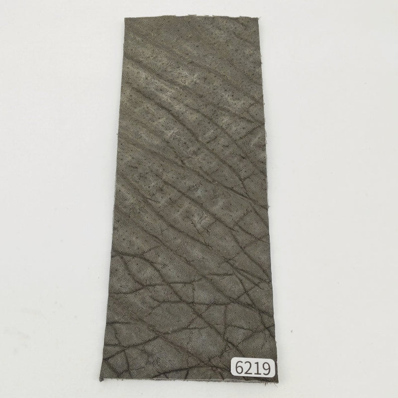 ゾウ革【8×21cm/2.3mm】モスグレー/マット/Aランク/z6219