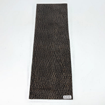 サメ革【33×11cm/0.7mm】チャコール/デニム調加工/Sランク/s3231