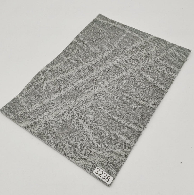 ゾウ革【A5/2.0mm】グレー/マット/Sランク/z3238