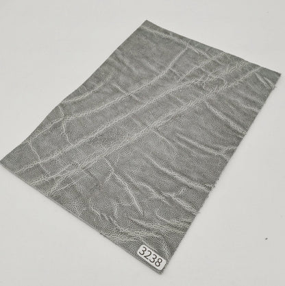 ゾウ革【A5/2.0mm】グレー/マット/Sランク/z3238