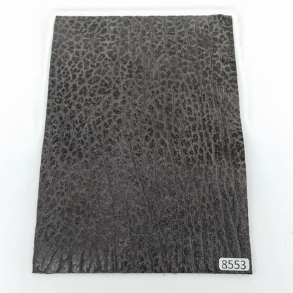 アザラシ革【A5/2.7mm】グレー/ツヤ中/Bランク/a8553