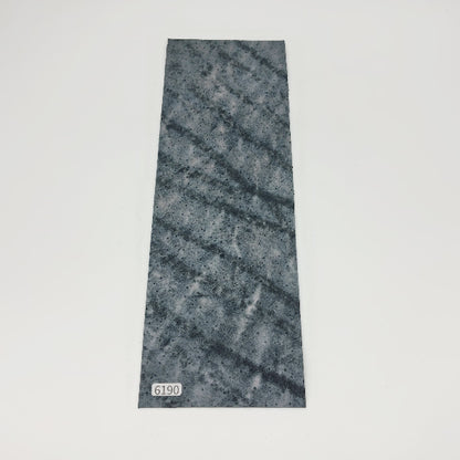 ゾウ革【33×11cm/0.7mm】ブラック/ツヤ有/Sランク/z6190