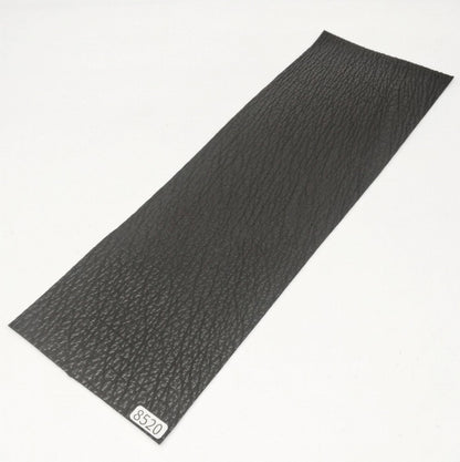 サメ革【33×11cm/0.8mm】ブラック/ツヤ弱/Sランク/s8520