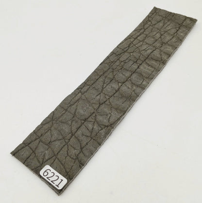 ゾウ革【5×21cm/2.3mm】モスグレー/マット/Aランク/z6221