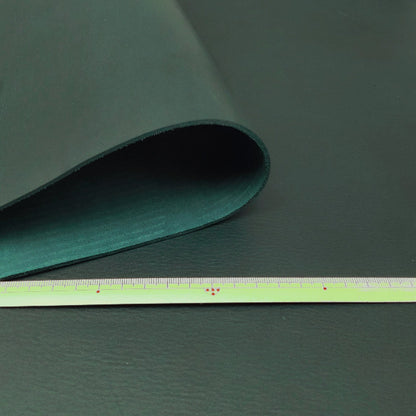 牛ヌメ革イタリアConceria800/トスカーノ【大ハギレ1枚20デシ/2.2mm】青緑/gt-222