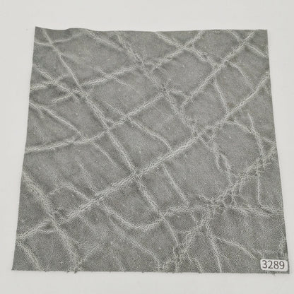 ゾウ革【21×21cm/2.0mm】グレー/マット/Sランク/z3289
