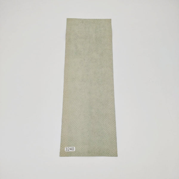 ヘビ革/ボア【33×11cm/0.5mm】デニム調ペールホワイト/Aランク/h3240