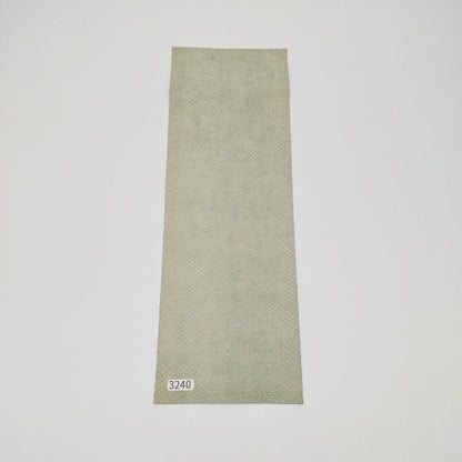 ヘビ革/ボア【33×11cm/0.5mm】デニム調ペールホワイト/Aランク/h3240