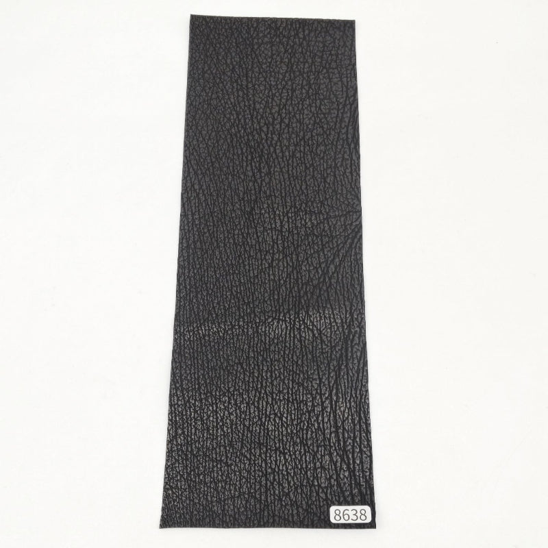 サメ革【31×10.5cm/0.7mm】ブラック/ツヤ弱/Sランク/s8638