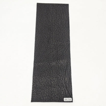 サメ革【31×10.5cm/0.7mm】ブラック/ツヤ弱/Sランク/s8638
