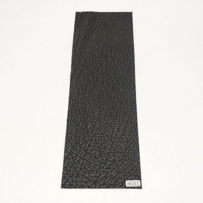 サメ革【33×11cm/0.7mm】ブラック/ツヤ弱/Sランク/s8683