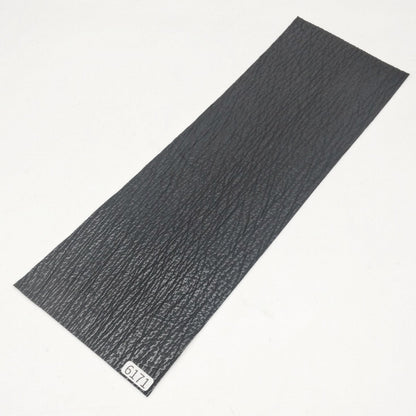 サメ革【33×11cm/0.7mm】ブラック/ツヤ弱/Sランク/s6171