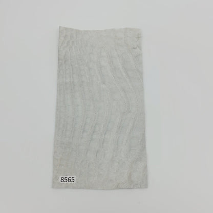 ワニ革/ナイルクロコ【11×21cm/1.5mm】染色用下地革/ハギレ付/Sランク/w8565