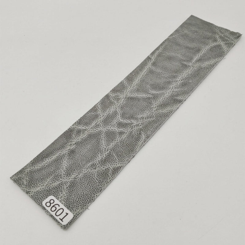 ゾウ革【5×21cm/2.0mm】グレー/マット/Sランク/z8601