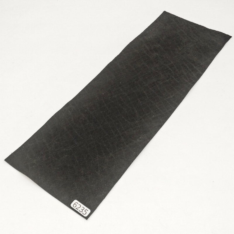 カバ革【33×11cm/0.7mm】ブラック/マット/Aランク/z6235