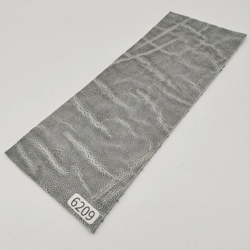 ゾウ革【11×21cm/2.0mm】グレー/マット/Sランク/z6209