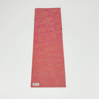 ゾウ革【33×11cm/0.7mm】レッド/マット/Sランク/z8651
