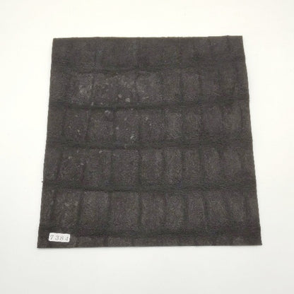 ワニ革/クロコダイル【24×22cm/1.4mm】デニムグレー/Aランク/w7384